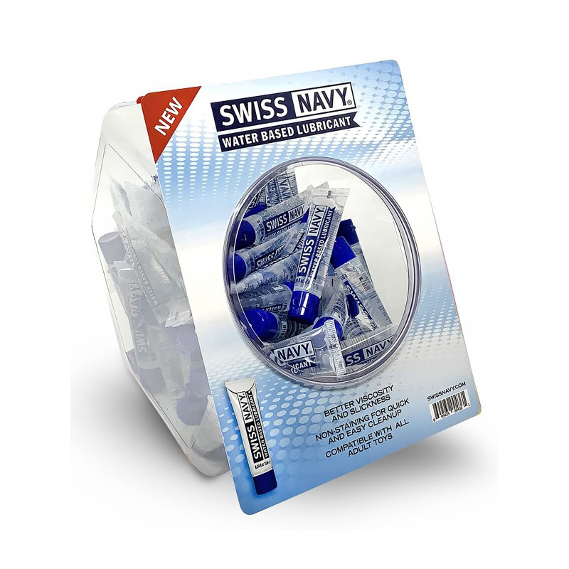Swiss Navy Bowl à dosettes de Lubrifiant Swiss Navy 10ml x 50